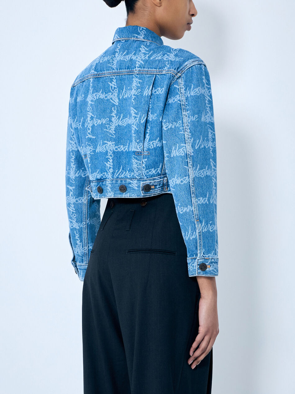Marlene Cropped Denim Jacket