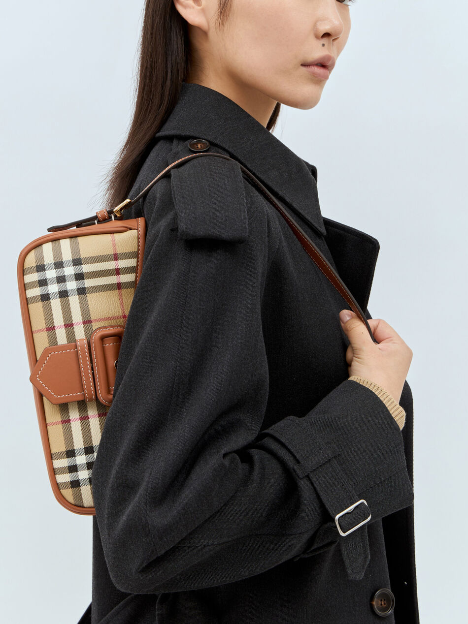 Check Sling Shoulder Bag