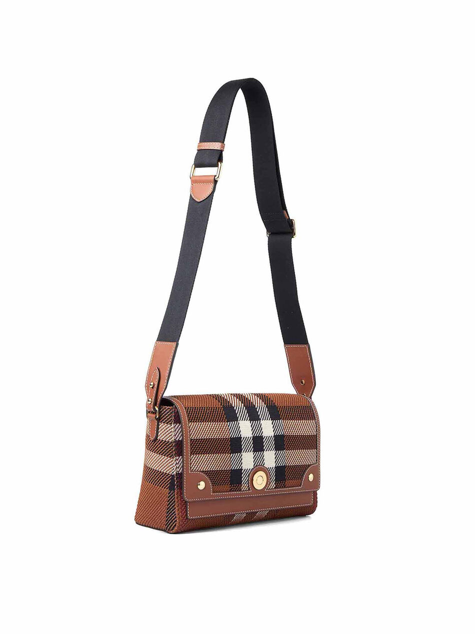 Note Nova Check Motif Shoulder Bag