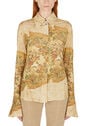Acne Studios Vintage Floral Shirt Beige flacn0250042bei