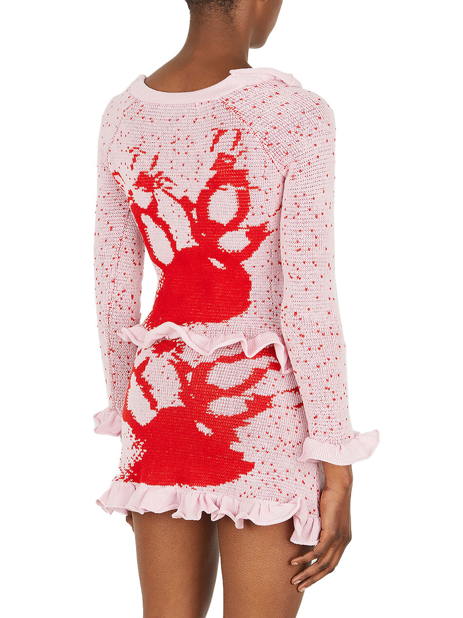 Ruffle Trim Cardigan