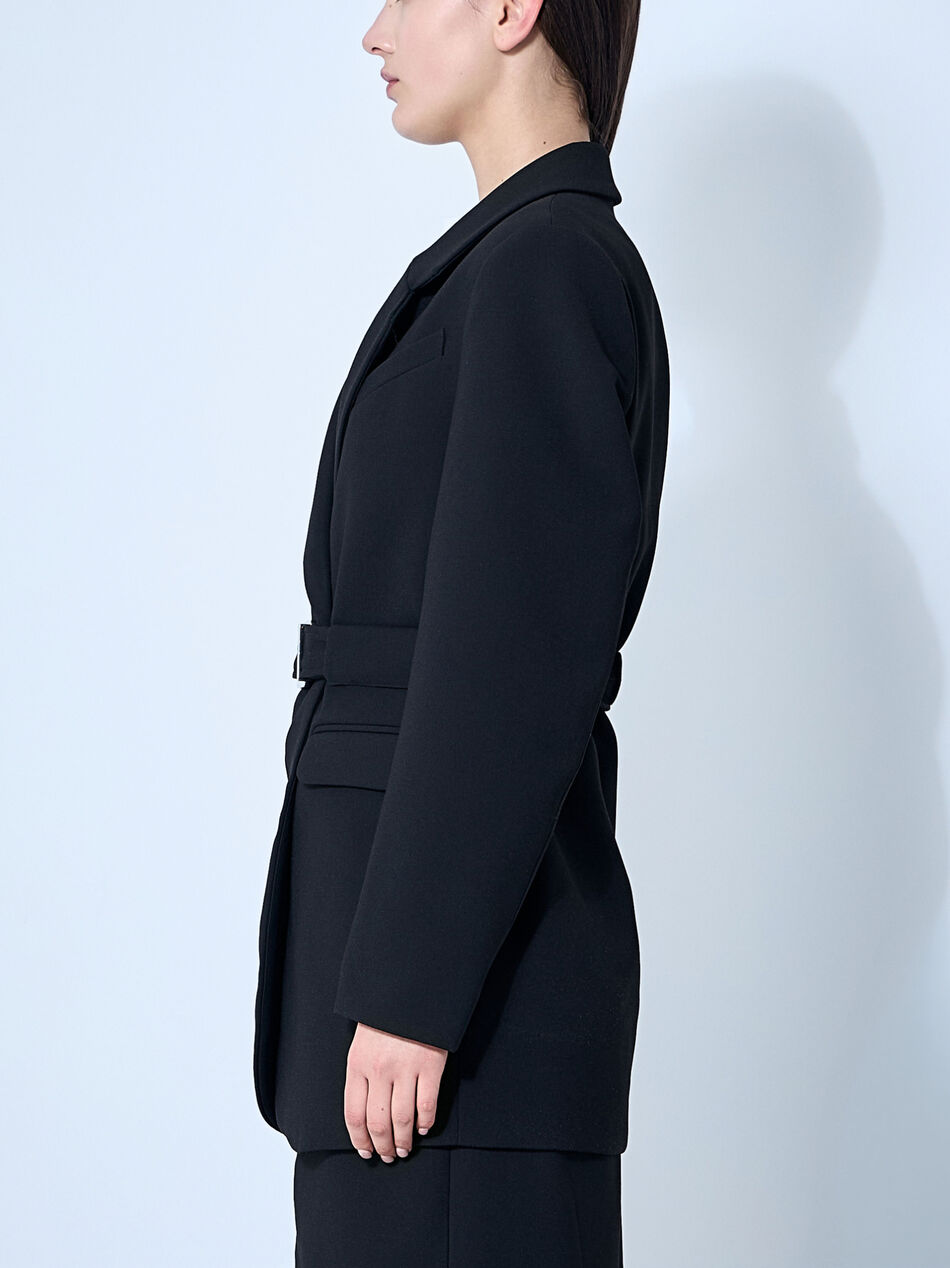 Bonded Crepe Blazer