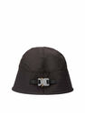 1017 ALYX 9SM Bucket Hat with Rollercoaster Buckle Black flaly0343003blk