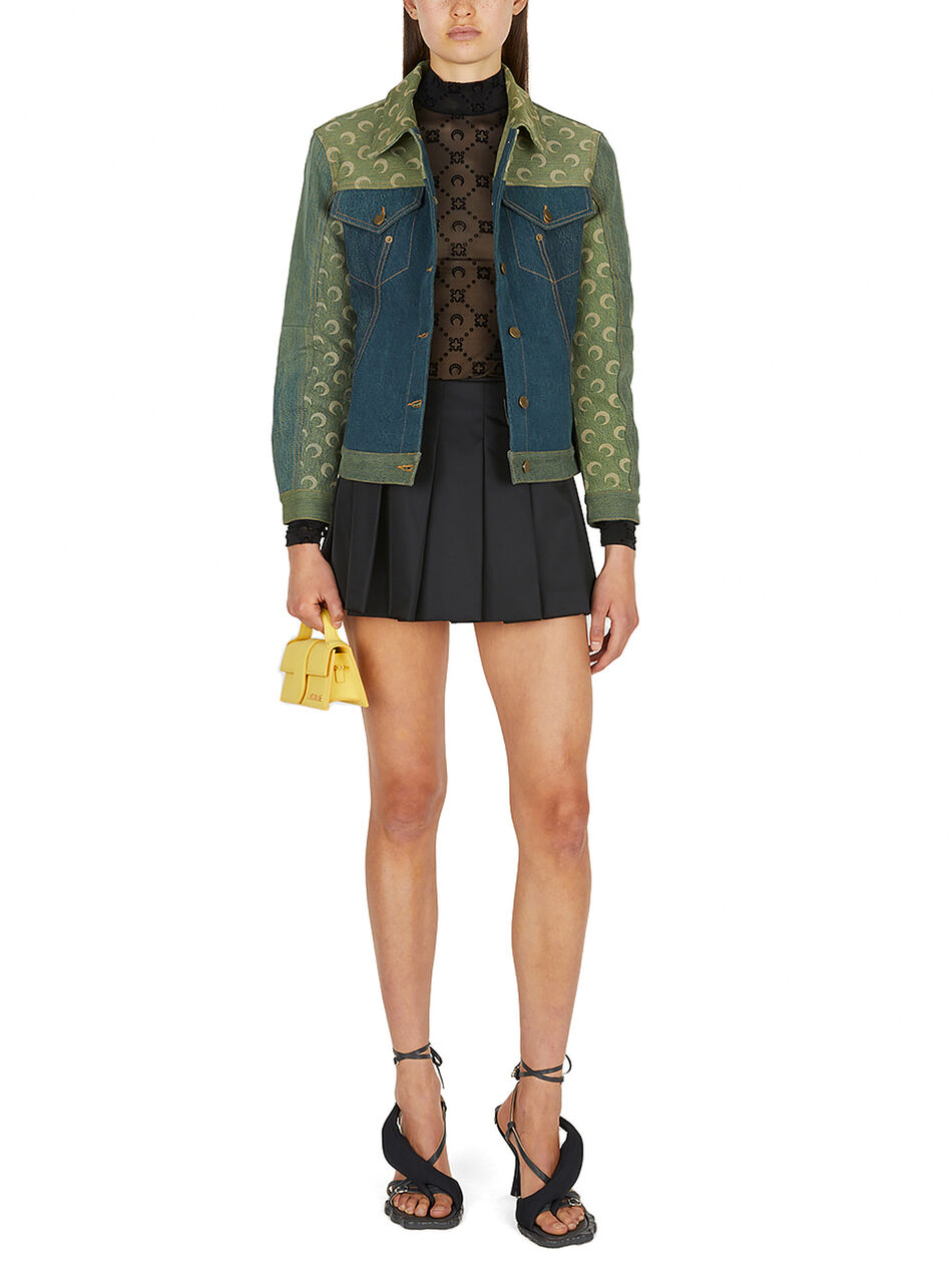 Flocked Monogram Top