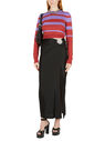 Paco Rabanne Metallic Striped Sweater Red flpac0251004col