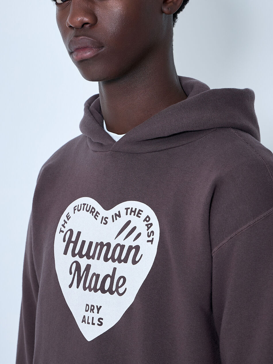 Logo Motif Hooded Sweatshirt