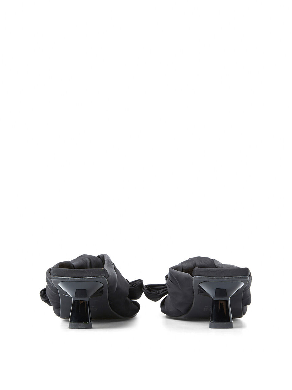 Soft Bow Kitten Heel Sandals