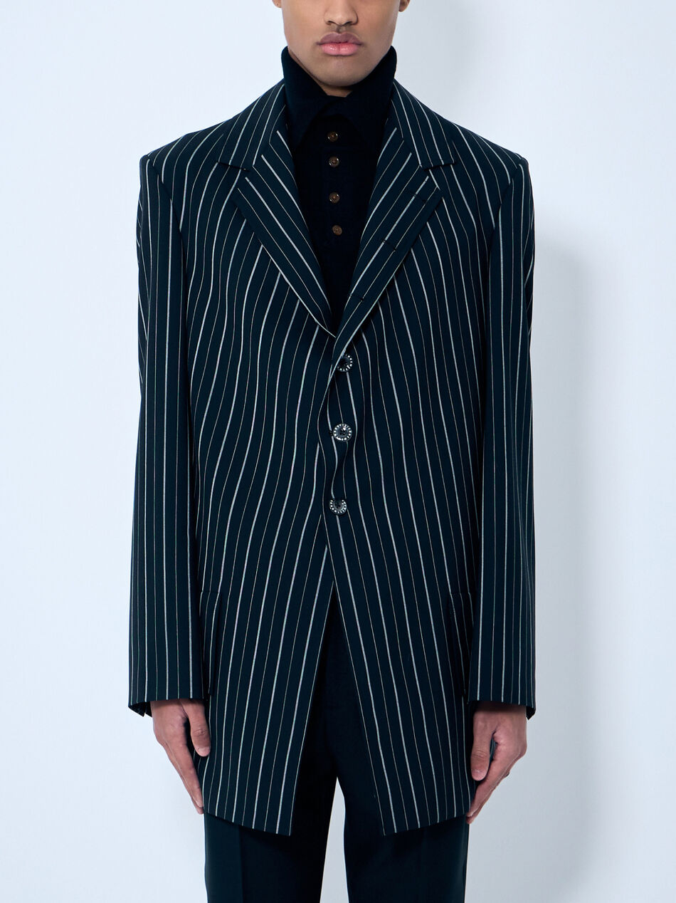 DL Pinstripe Blazer