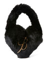Blumarine Heart-Shaped Bag with Logo Black flblm0250012blk