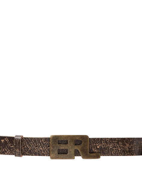 Logo Leather Belt
