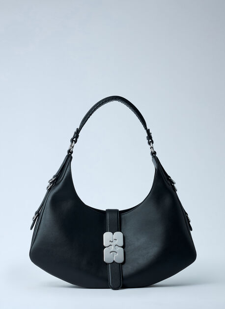 Small Kat Silver Shoulder Bag