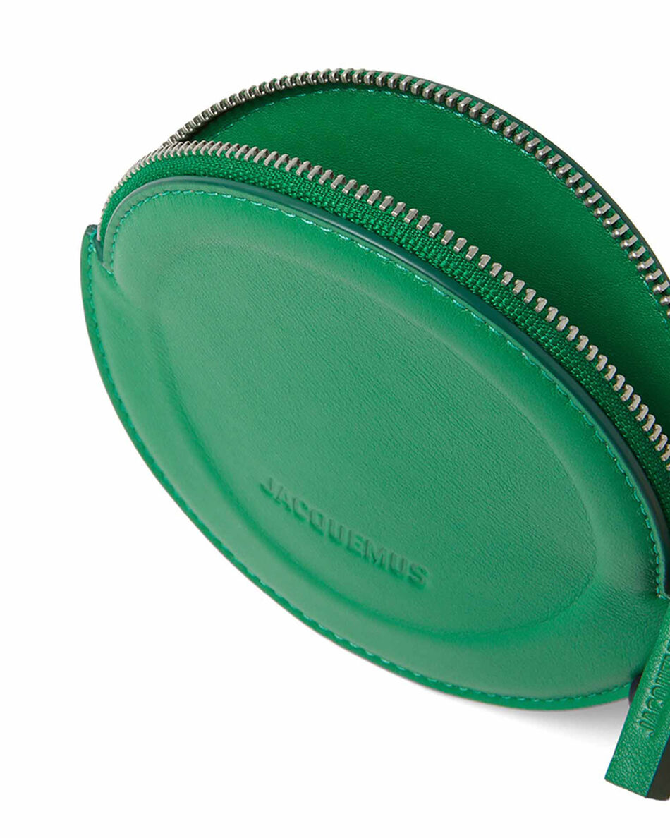 Le Rond Wallet in Green Leather