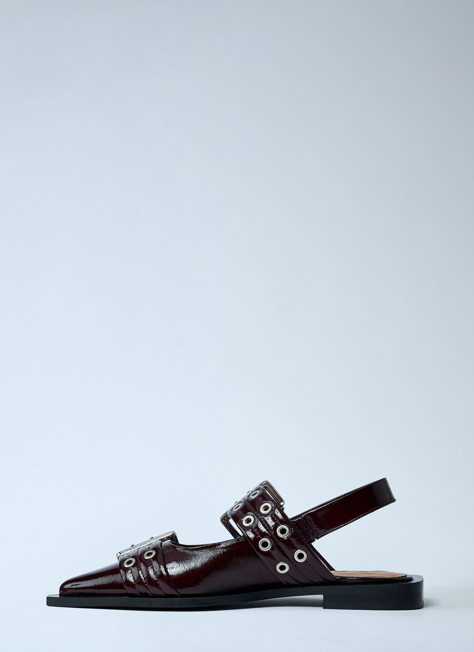 Buckle Ballerina Flats