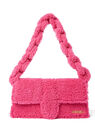 Jacquemus Le Bambidou Shearling Shoulder Bag in Pink Pink fljac0250003pin