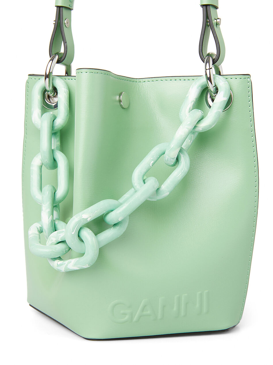 Banner Diamond Small Bucket Bag Peapod