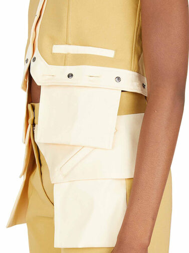 KIKO KOSTADINOV Sleeveless Jacket with Cut-Out Detail | THE FLAMEL®