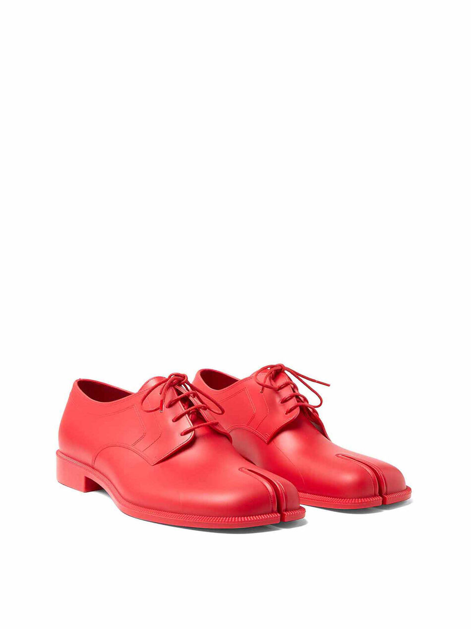 Tabi Lace-Up Red Shoes