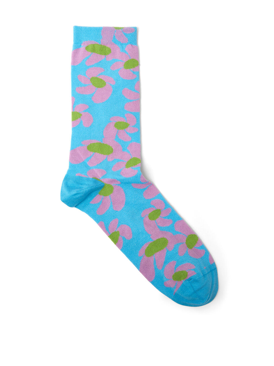 Les Chaussettes Floral Print Socks