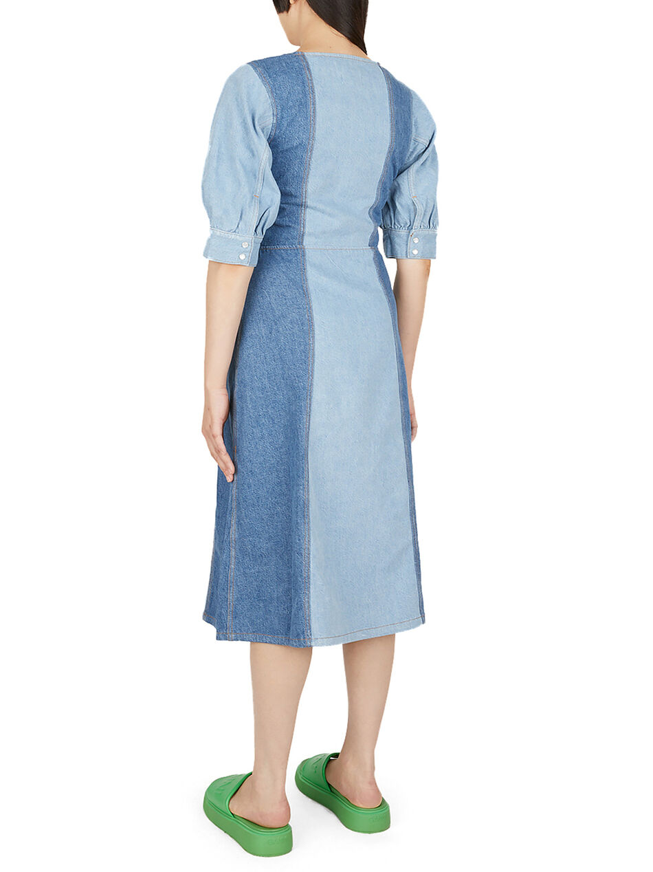 Patchwork Denim Dress