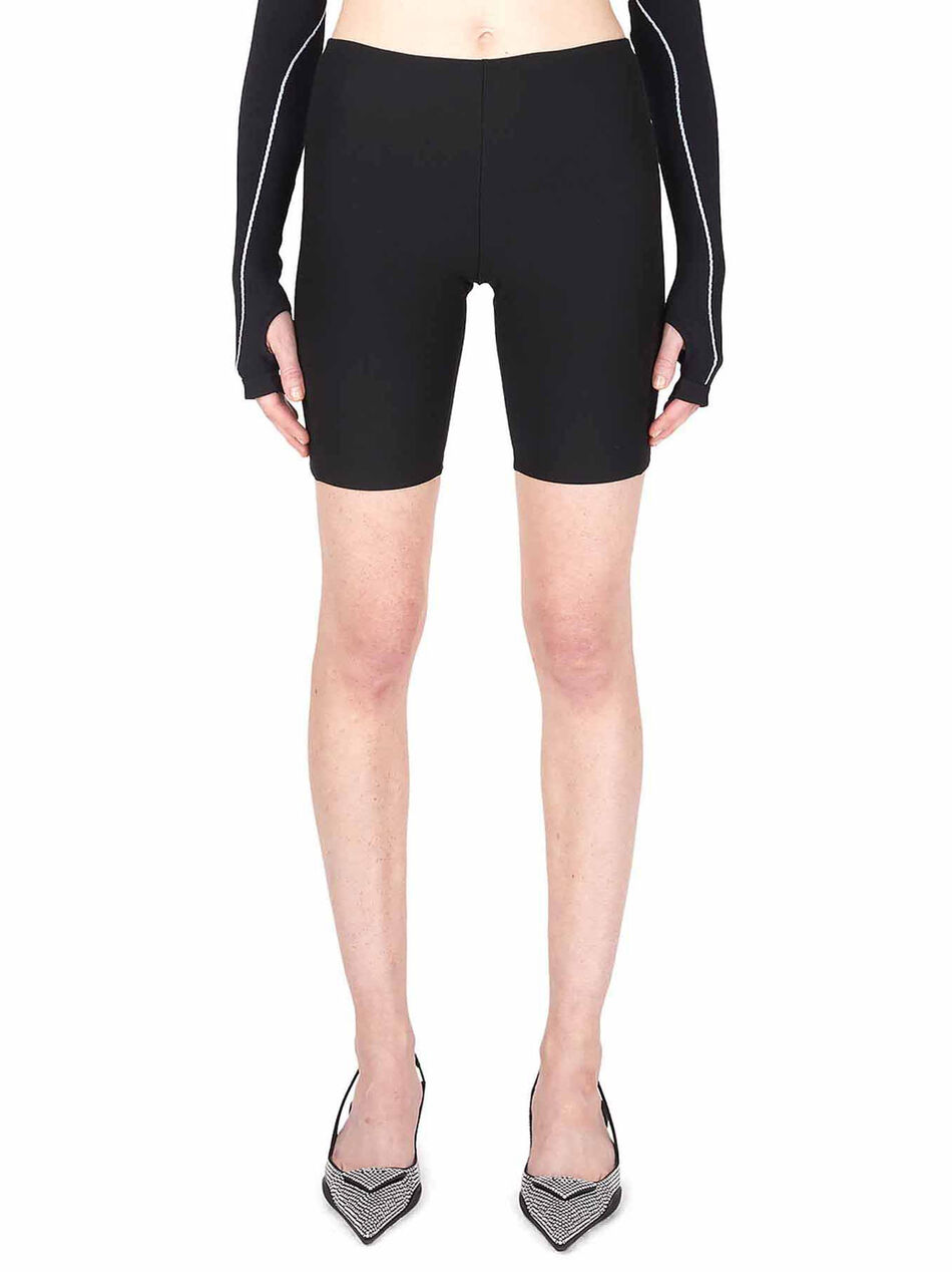 Black Cycling Short with Logo