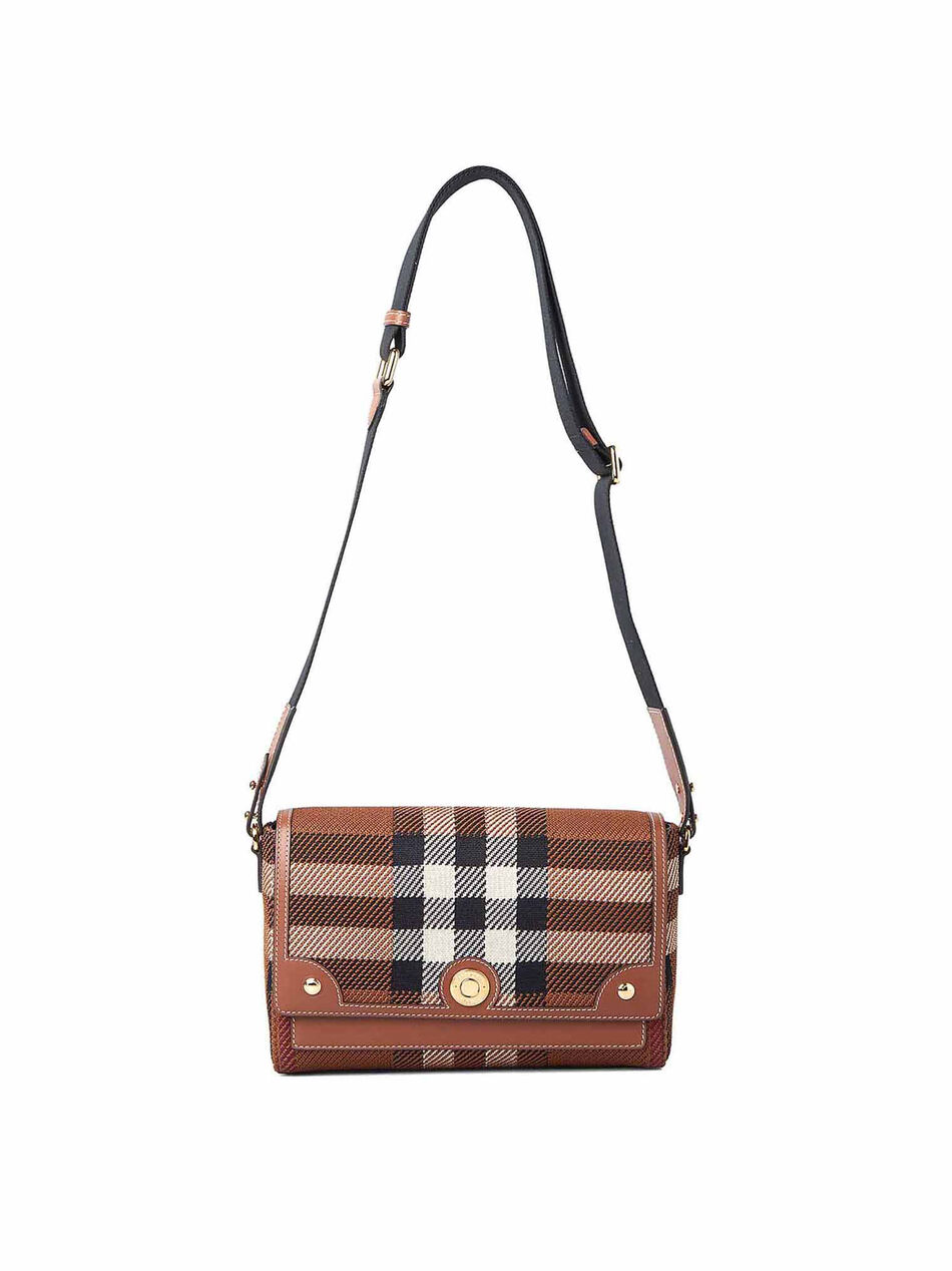 Note Nova Check Motif Shoulder Bag