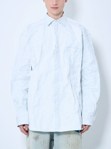 Metalized Wrinkled Shirt