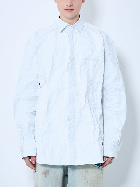 Metalized Wrinkled Shirt