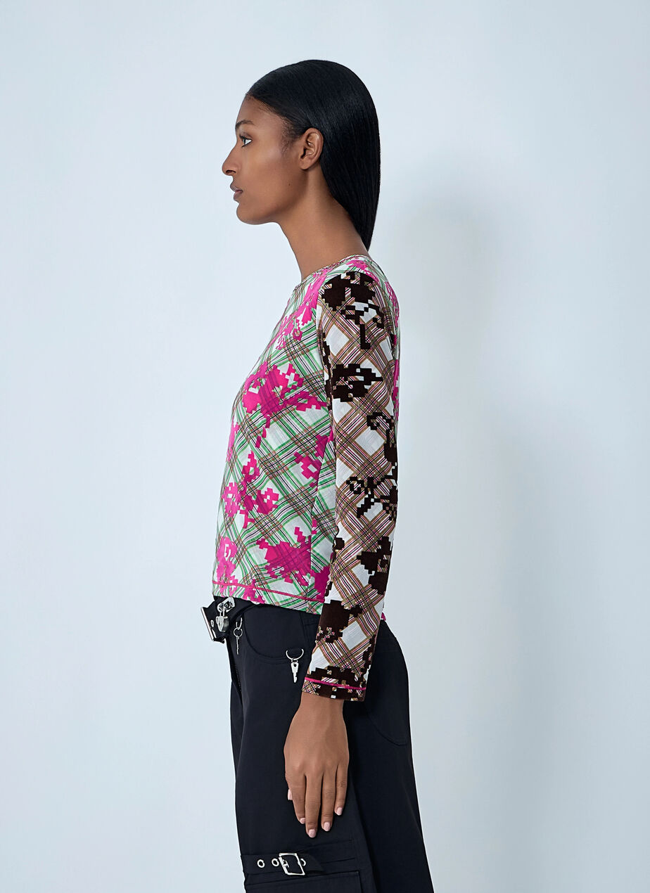 Pixel Bunny Mesh Top