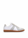 Maison Margiela Replica Sneakers in Gray Leather White flmla0239014wht