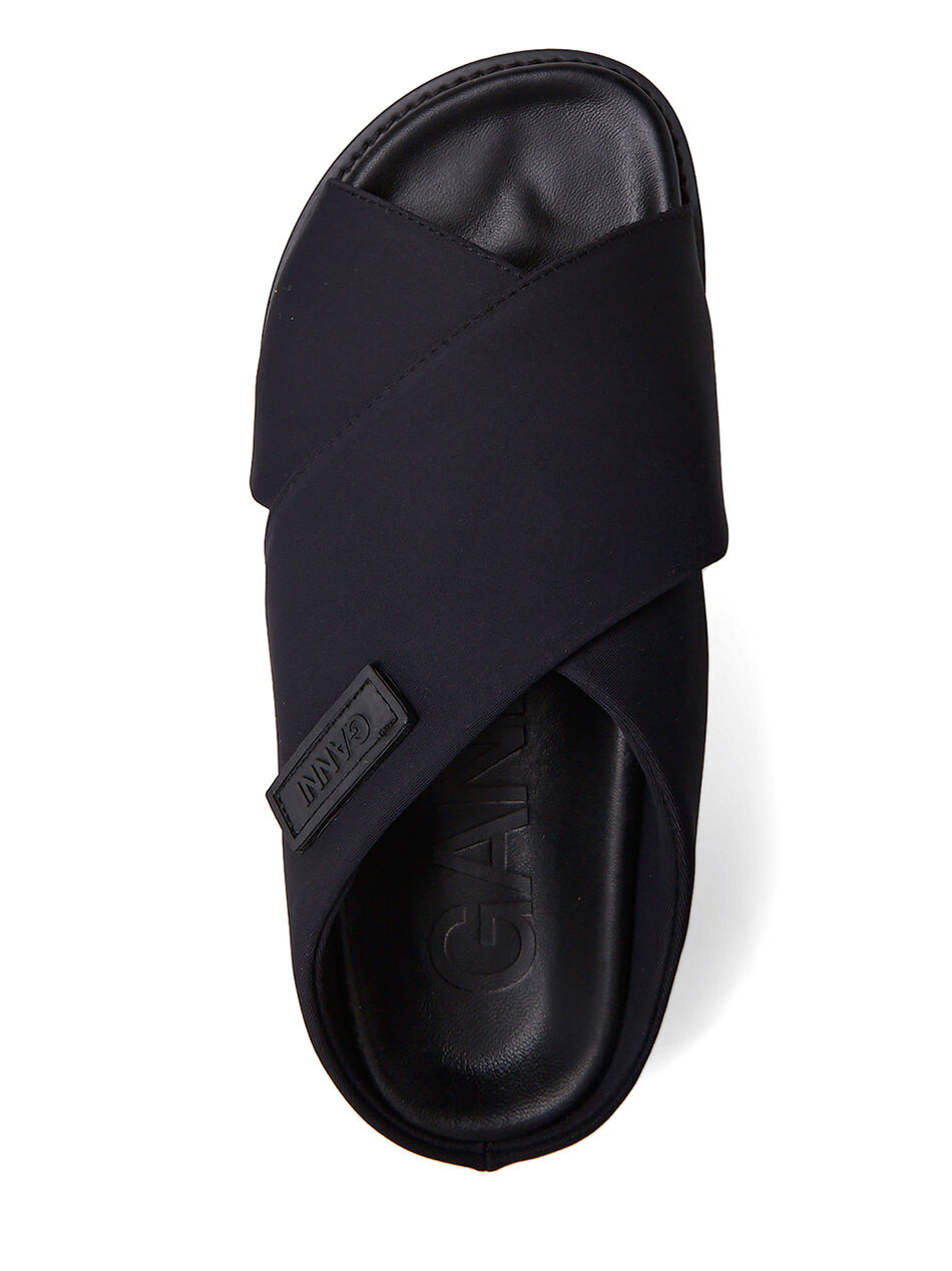 Wide Welt Crossover Sandals