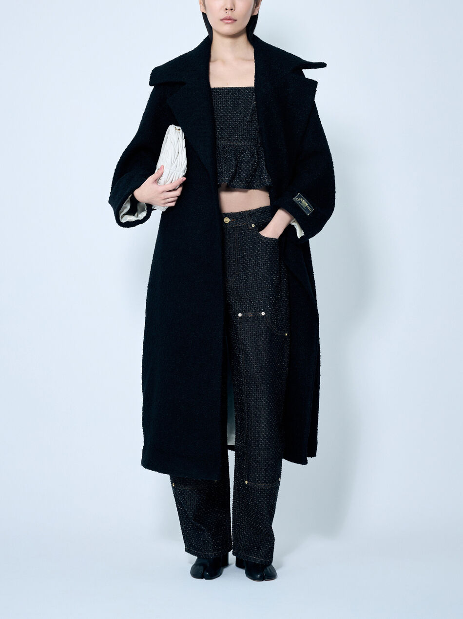 Boucle Wool Coat