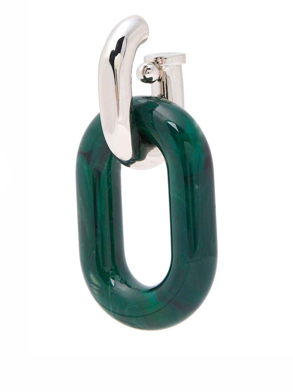 XL Link Double Hoop Earrings