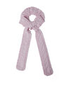 GANNI Ruffled Bow Scrunchie Pink flgan0251104ppl