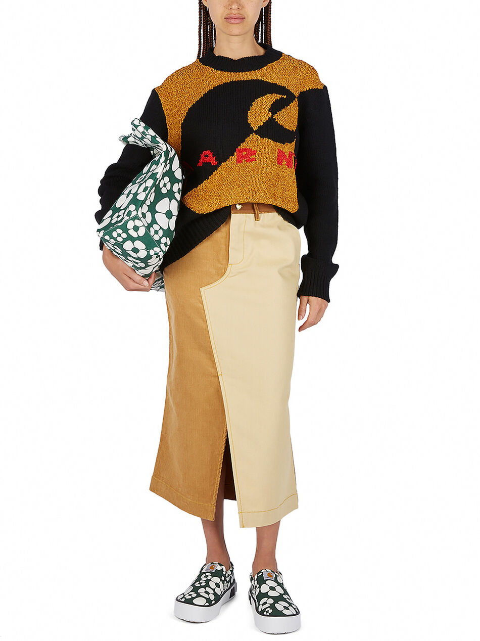 Colour Block Panel Skirt