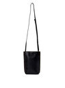 GANNI Banner Small Shoulder Bag in Black Black flgan0251044blk