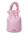 GANNI Occasion Handbag in Pink  flgan0251069ppl