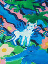 Marni x Flaminia Veronesi Unicorn Scarf Blue flmni0251019blu