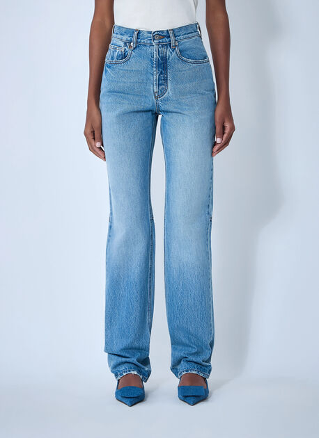 Le De-Nimes Droit Jeans