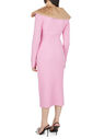 Blumarine Oversized Collar Knit Dress in Pink Pink flblm0249002pin