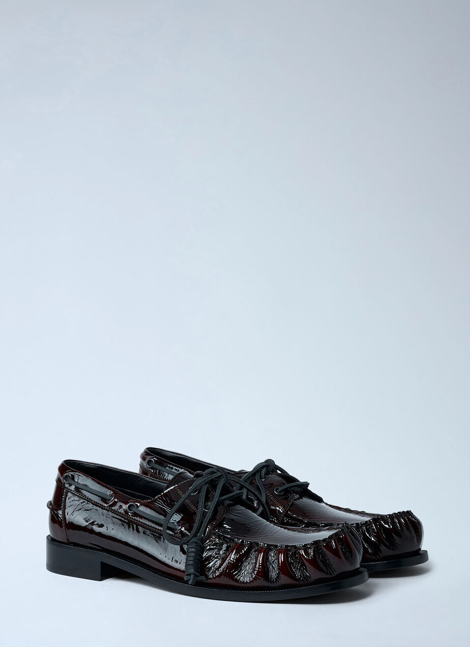 Patent Lace-up Shoes