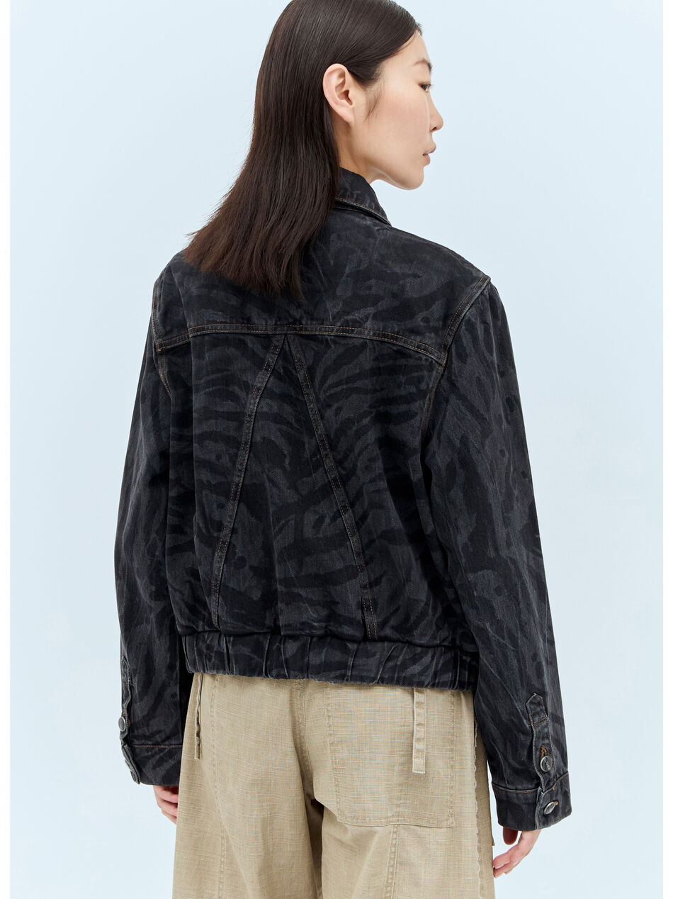 Lazer Denim Bomber Jacket