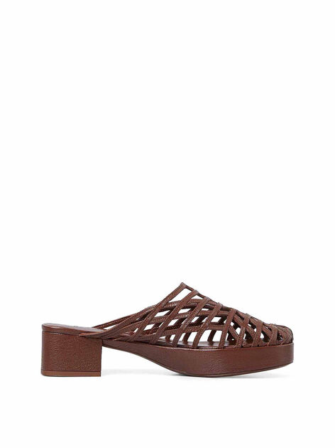 Norman Sandals in Brown Leather