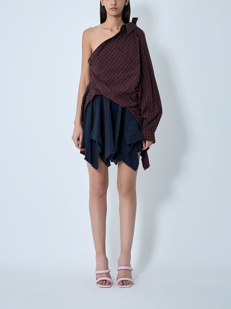 Distressed Button-Down Shirt