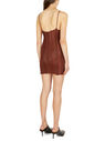 A. ROEGE HOVE Ida Strapless Mini Dress Brown flarh0250006brn