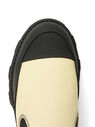 GANNI Low Chelsea Yellow Leather Boots  flgan0249062yel
