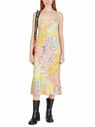 Marc Jacobs Bias Slip Dress with All-Over Motif Yellow flmcj0247001yel