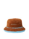 Jacquemus Le Bob Neve Fluffy Bucket Hat in Brown Brown fljac0150032brn
