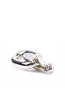 Paco Rabanne XL Link Hoop Earrings in Silver Silver flpac0248027sil