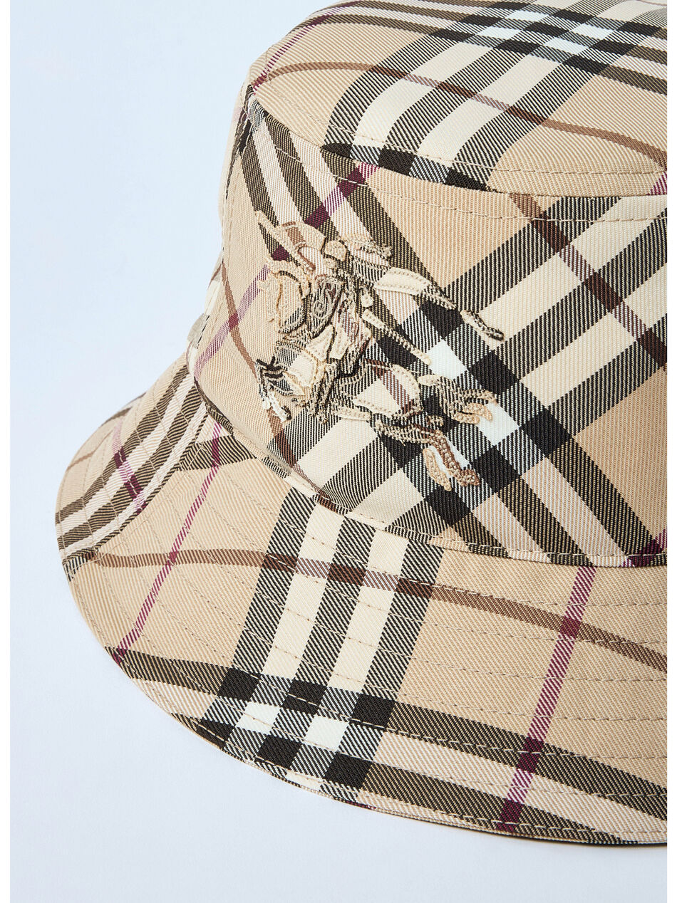 Check Twill Bucket Hat