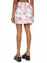 GANNI 3D Floral Skirt Pink flgan0251088pin